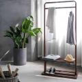 Minimalist room with neatly organized clothing, shoes, and natural light, representing healthy routines and daily structure