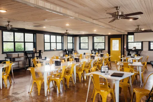 Dining hall at Windmill Wellness Ranch
