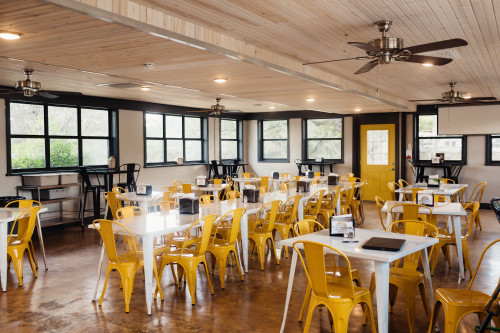 Dining hall at Windmill Wellness Ranch