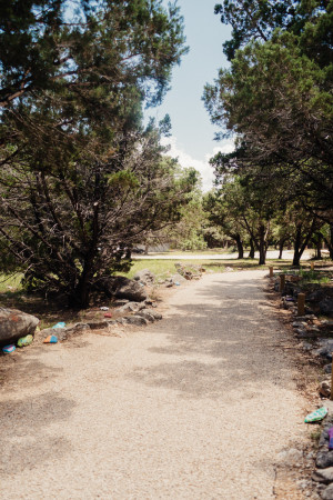 Walking trail on the 75-acre Windmill Wellness Ranch